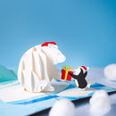 Polar Bear & Penguin Pop-Up Card