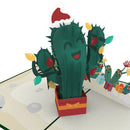 Christmas cactus Pop-Up Card