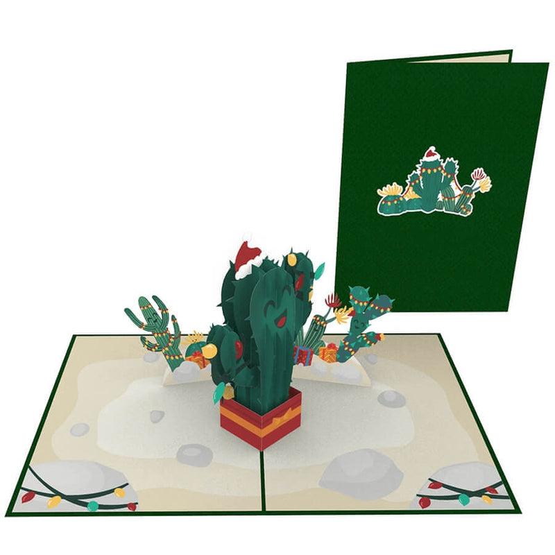 Christmas cactus Pop-Up Card