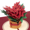 Poinsettia Pop-Up Card