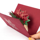 Poinsettia Pop-Up Card