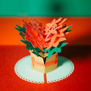 Poinsettia Pop-Up Card