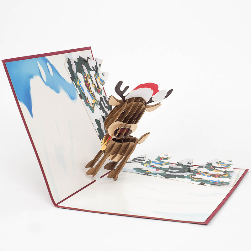 Reindeer Pop-Up Card