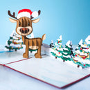 Reindeer Pop-Up Card