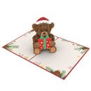 Christmas teddy Pop-Up Card