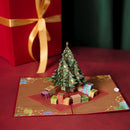 Christmas tree with gifts Pop-Up Card