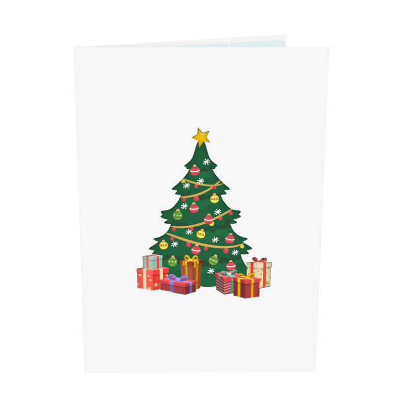Santa Claus & Reindeer Pop-Up Card