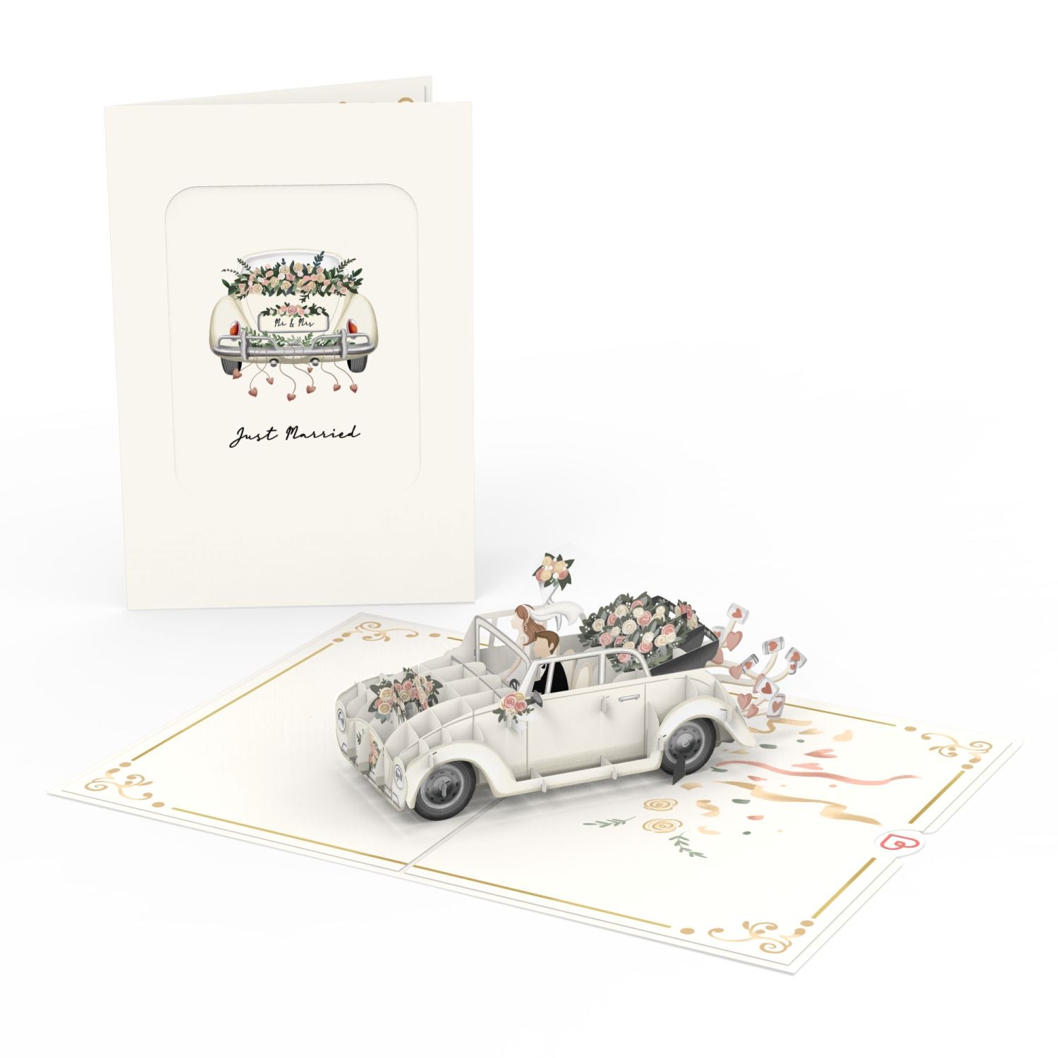 Wedding car Pop-Up Card
