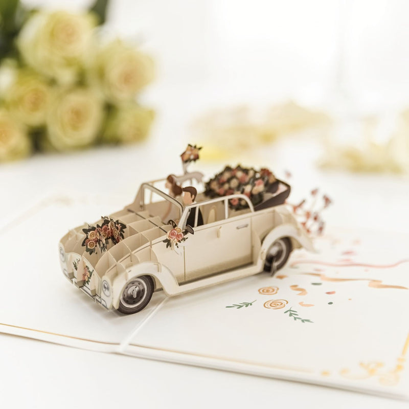 Wedding car Pop-Up Card
